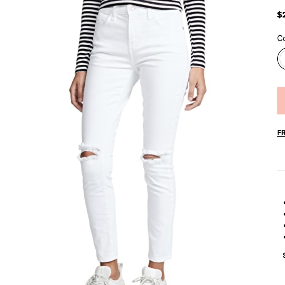 Current/Elliott The High Waist Stiletto Jeans